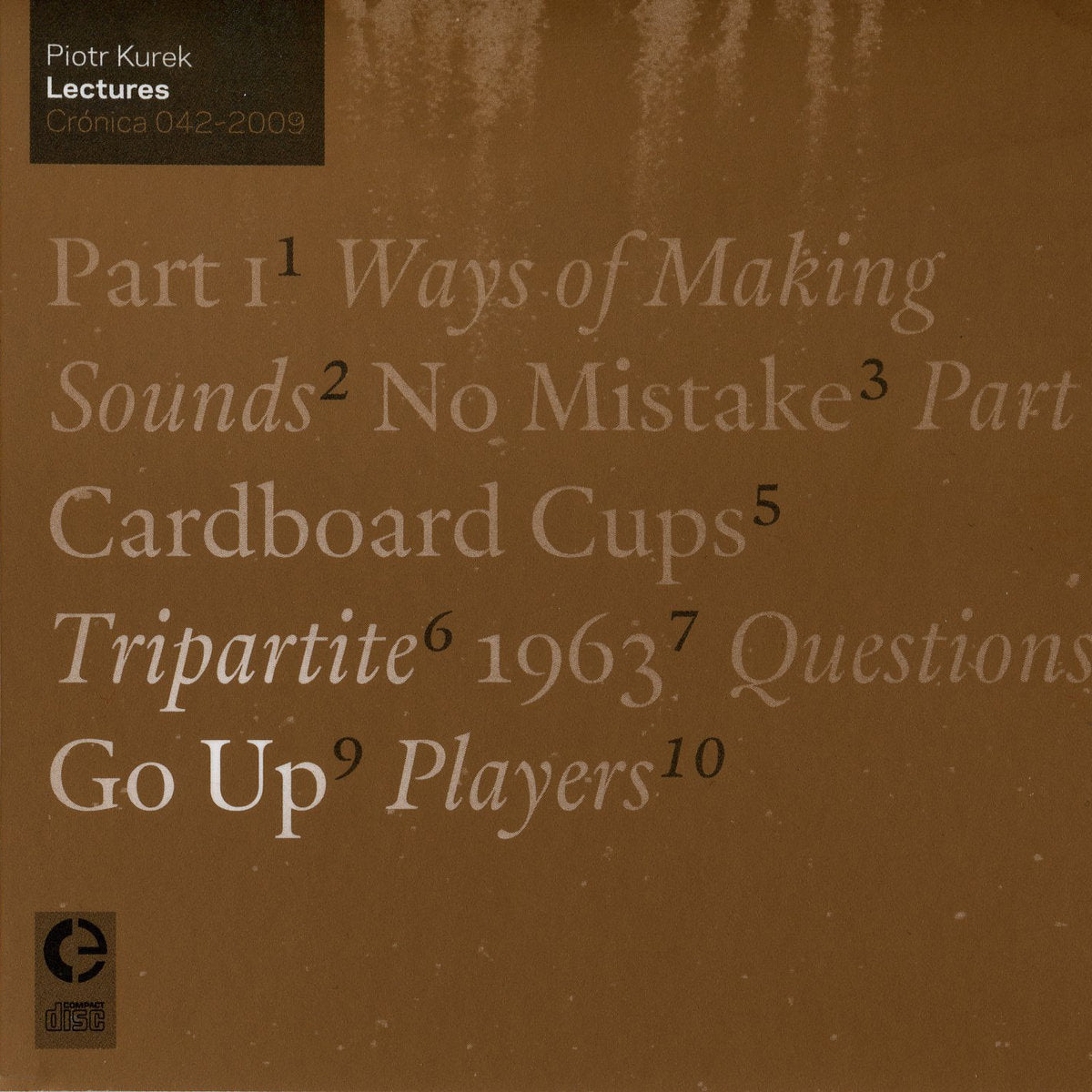 Piotr Kurek – Lectures