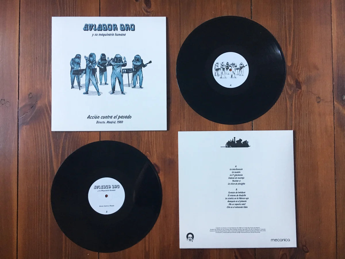 Aviador Dro Y Su Maquinaria Humana – Acción Contra El Pasado – Directo. Madrid. 1980
