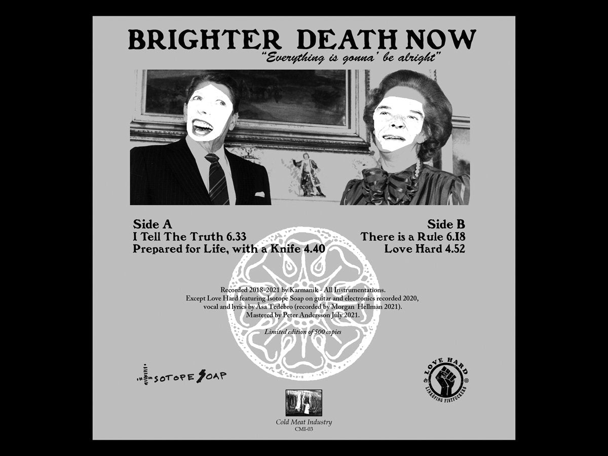 Brighter Death Now – Everything Is Gonna Be Alright (Vinyl, 10", Clear)