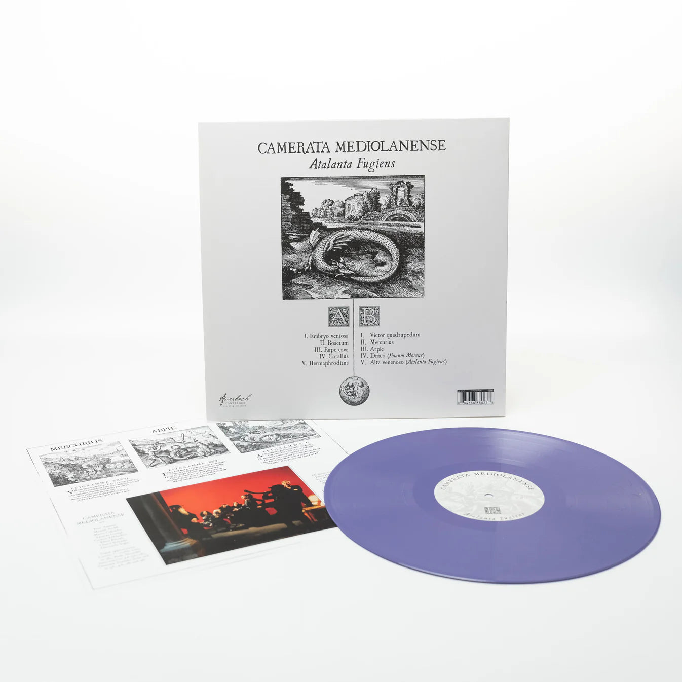Camerata Mediolanense - Atalanta Fugiens (LP, Album, Purple Bio)