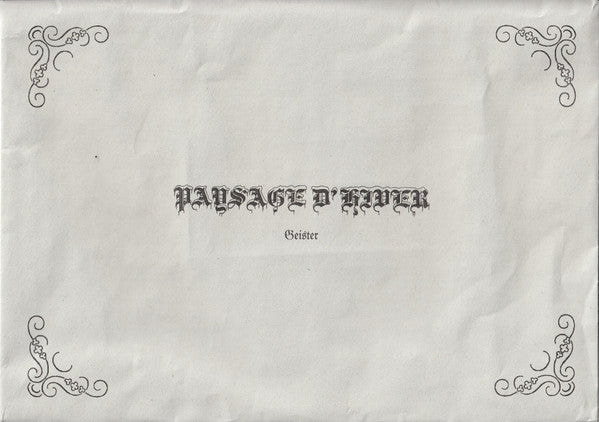 Paysage D'Hiver – Geister