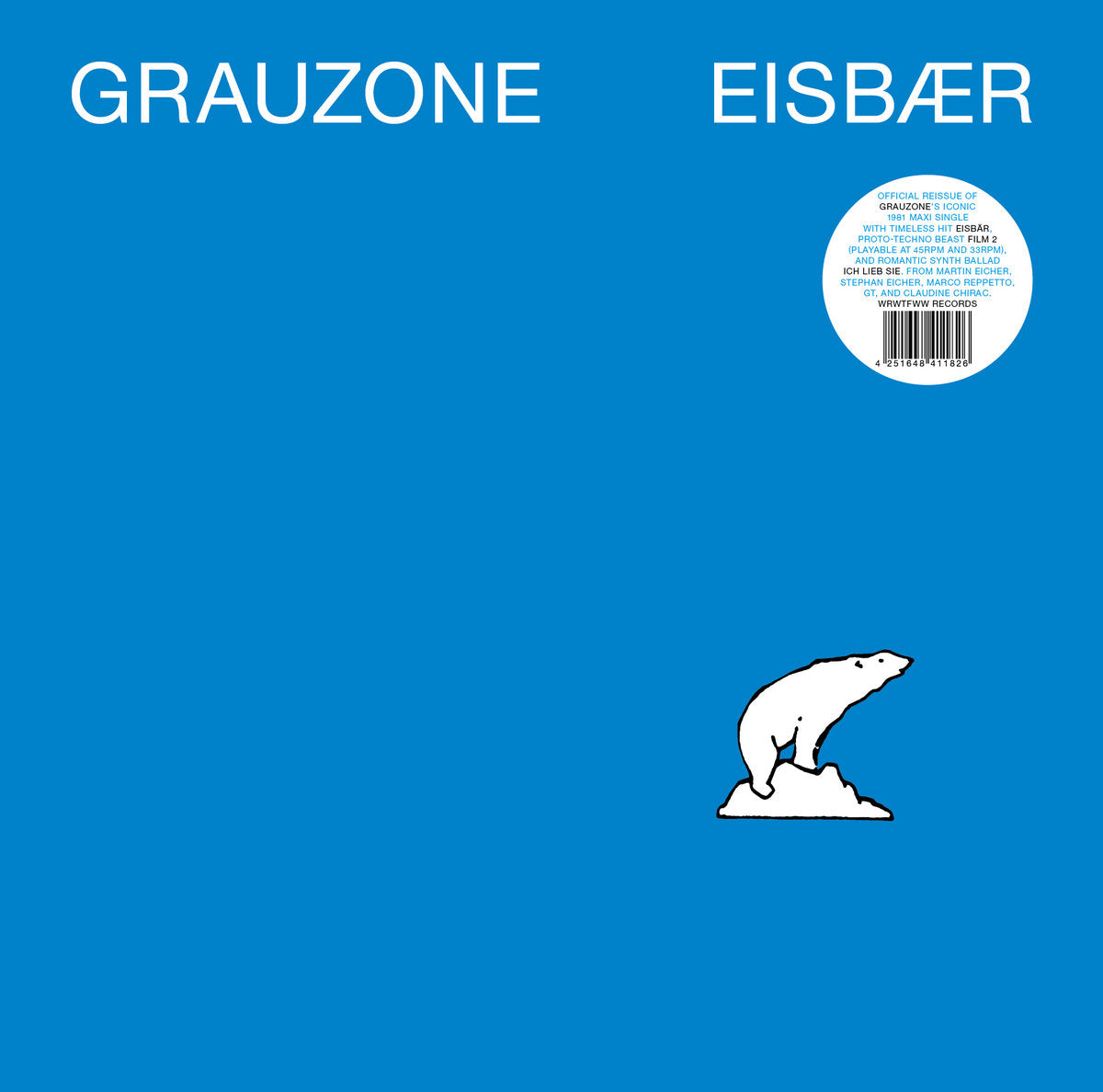 Grauzone ‎– Eisbær (Vinyl, 12")