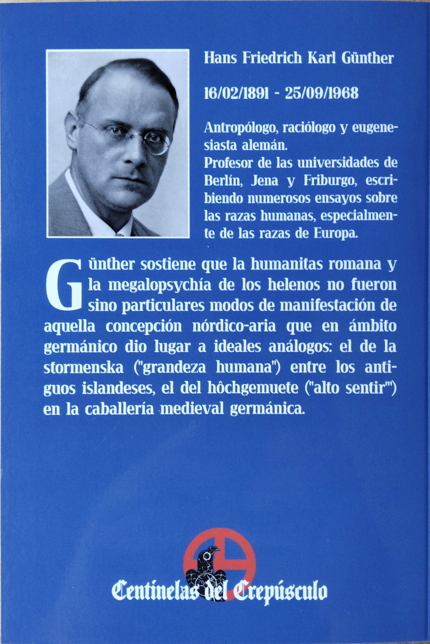 Humanitas - Hans F. K. Gunter con introducción de Adriano Romualdi