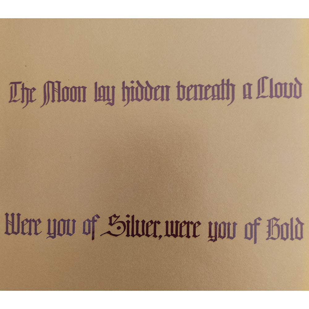 The Moon Lay Hidden Beneath A Cloud - Were You Of Silver, Were You Of Gold