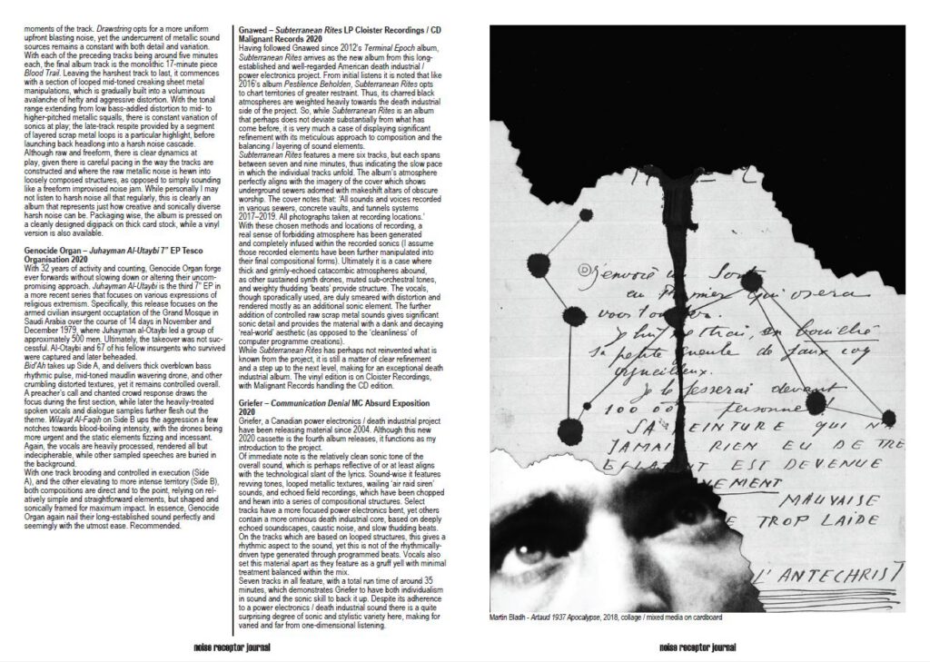 NOISE RECEPTOR JOURNAL ISSUE NO.9